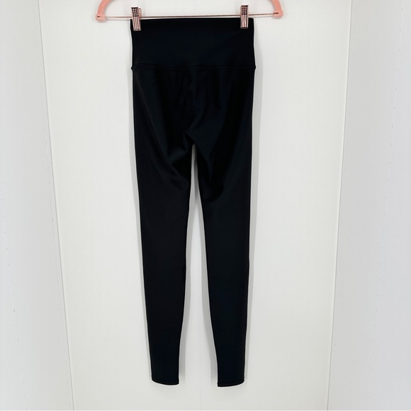 Carbon38 Leggings Womens Small Black Solid Neutral Athleisure Active Wear - Picture 6 of 11